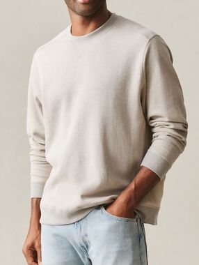 American Giant Men's Medium Reversible Crewneck Sweatshirt Lightweight NWOT